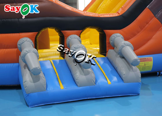 Castillo inflable temático de la despedida del barco pirata comercial del PVC para los niños/los adultos