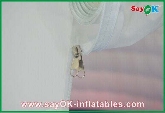 Carpa de patio inflable OD 5m Carpa de aire inflable Blanco, carpa de cúpula inflable para exhibición