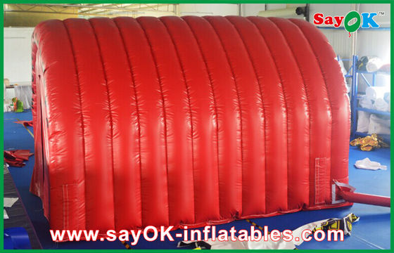Tenda inflable con cúpula Rojo Inalámbrico Inflable Tenda de aire Túnel inflable con logotipo personalizado Marca Tenda inflable Campin