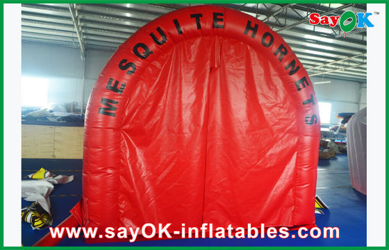 Tenda inflable con cúpula Rojo Inalámbrico Inflable Tenda de aire Túnel inflable con logotipo personalizado Marca Tenda inflable Campin