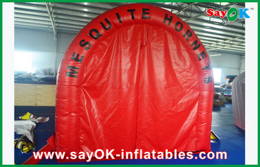 Túnel inflable del túnel de la tienda de la tienda inflable impermeable roja inflable del aire con el campin inflable de encargo de la tienda de Logo Mark