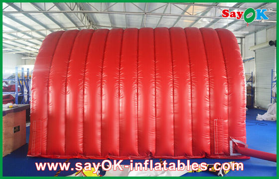 Tenda inflable con cúpula Rojo Inalámbrico Inflable Tenda de aire Túnel inflable con logotipo personalizado Marca Tenda inflable Campin
