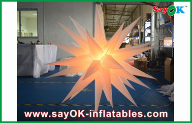 Estrella inflable por encargo del gigante LED para la decoración al aire libre de la boda