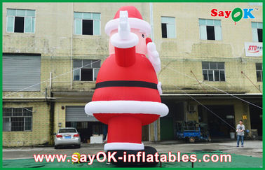 Decoraciones inflables gigantes al aire libre Inflatables Papá Noel del día de fiesta para Chrismas