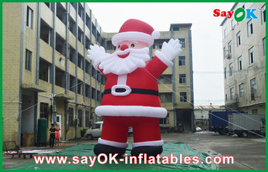 Decoraciones inflables gigantes al aire libre Inflatables Papá Noel del día de fiesta para Chrismas