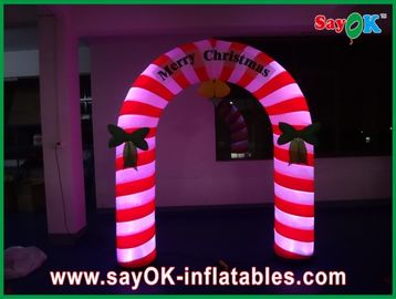 9 pies del día de fiesta de Decotations de arco inflable precioso de la Navidad con las luces llevadas