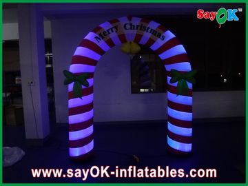 9 pies del día de fiesta de Decotations de arco inflable precioso de la Navidad con las luces llevadas