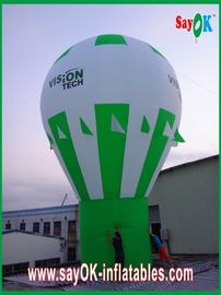 Diseño inflable de encargo del arco iris de los productos de los globos de tierra verdes de la publicidad