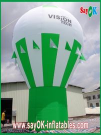 Diseño inflable de encargo del arco iris de los productos de los globos de tierra verdes de la publicidad