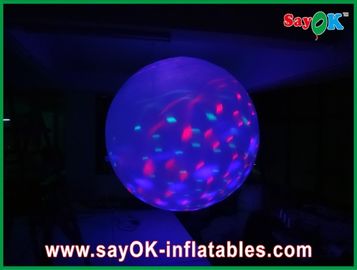 Bola inflable de la decoración inflable de la iluminación del multicolor con las luces llevadas, púrpuras