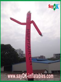 Hombre que agita rosado de encargo de Logo Durable Inflatable Air Dancer del hombre inflable del meneo para la abertura del acontecimiento