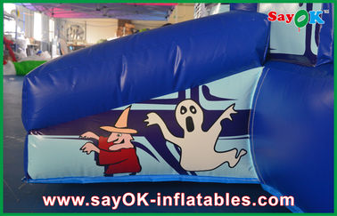Durable PVC Inflable Casa de castillo de rebote divertida de Halloween Calabaza para niños Alquiler de casas de rebote
