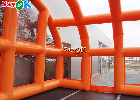 Tienda inflable al aire libre Tienda de eventos inflable personalizada para actividades de escenario de espectáculos en carretera