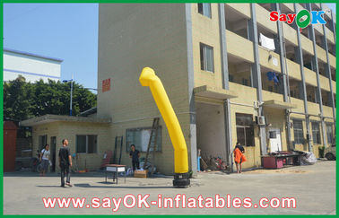 Individuo inflable amarillo del hombre inflable del palillo, bailarines Inflatables del aire del anuncio