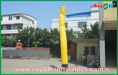 Individuo inflable amarillo del hombre inflable del palillo, bailarines Inflatables del aire del anuncio