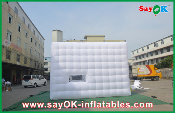 Tenda de aire de salida ventana de apertura de cubo inflables tienda de puertas medias tienda de fiesta inflables