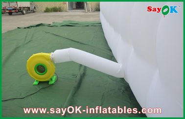 Tienda inflable del aire del paño de nylon blanco gigante portátil inflable grande de la tienda, canal de 3M