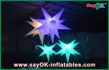 Estrella inflable hermosa llevada de la decoración inflable de la iluminación del partido