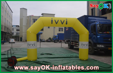 Casarse el impermeable inflable de encargo del material del PVC del arco del ventilador del CE/UL de las decoraciones del arco