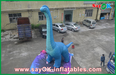 Balones de publicidad inflables Dinosaurio Personajes de dibujos animados inflables Tejido de Oxford para publicidad