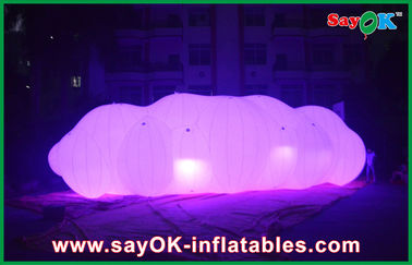 flotador inflable del globo de la nube del helio del PVC de 0.18m m en el aire con la luz del LED