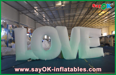 Decoración inflable de nylon popular de la iluminación 190T para el día de tarjetas del día de San Valentín