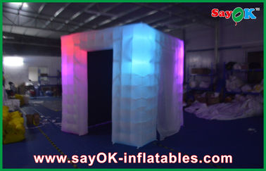 La cabina inflable de la foto emplea la iluminación durable explota el centro comercial de la cabina de la foto para el partido