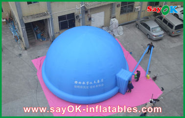 Planetario inflable azul de Digitaces para la película de enseñanza/de observación