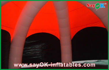 Va al aire libre el PVC inflable al aire libre de la tienda de 3M Red Hexagon Large de la tienda del aire para la vocación
