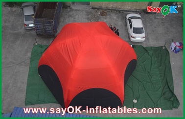 Va al aire libre el PVC inflable al aire libre de la tienda de 3M Red Hexagon Large de la tienda del aire para la vocación