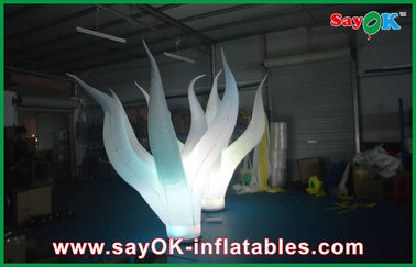 Decoración inflable durable llevada 3M de la iluminación atractivo en piso