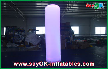 Decoración inflable de nylon interior los 5m postes grandes de la iluminación de Courful