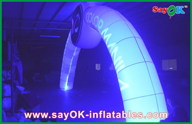 Los arcos inflables los 5*3m enormes inflables de la arcada de Halloween llevaron el acontecimiento práctico colorido ligero para la puerta de la raza