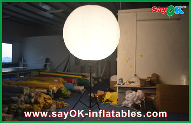 Tenedor derecho del globo de la publicidad de la decoración inflable atractiva de la iluminación