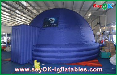 Tienda inflable educativa azul de la bóveda del planetario inflable interior de Digitaces los 7m