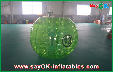 Juegos inflables de los deportes del patio trasero del césped al aire libre inflable de los juegos, bola humana inflable de la burbuja de 1m m TPU