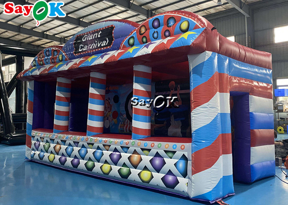 Tienda inflable cuatro del aire de la lona del partido del carnaval en un juego