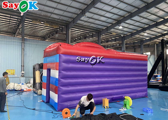 Tienda inflable cuatro del aire de la lona del partido del carnaval en un juego