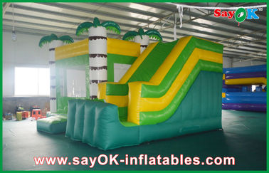 Los niños comerciales al por mayor despiden la casa con el castillo animoso combinado del salto del agua de Inflables de la diapositiva