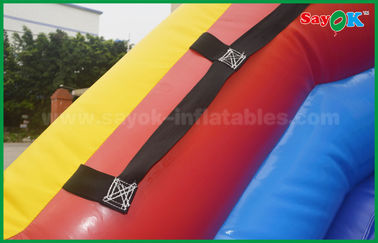 Gran tobogán inflable Promoción Custom doble gigante salto de tobogán y tobogán de agua inflable parque