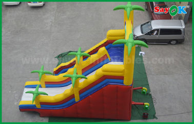 Doble cara inflable de la diapositiva inflable comercial al aire libre de la gorila del gigante de la diapositiva 5 x 8 de los niños