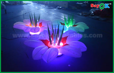 Cadena de flor inflable de la decoración de la iluminación de la etapa maravillosa de la boda