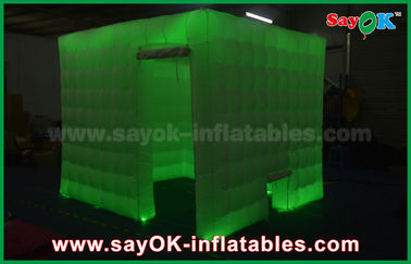 El recinto inflable Rgb de la cabina de la foto llevó la iluminación del quiosco inflable/incluye el marco de Photobooth