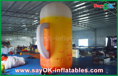 la botella de los productos inflables de encargo de los 4m/la taza inflables U forma el modelo impreso de encargo Advertising