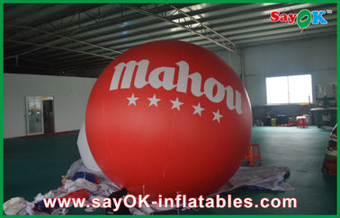 globo al aire libre de iluminación promocional del helio del partido del Pvc de 0.2m m que hace publicidad de los globos inflables