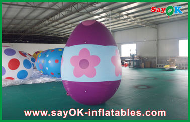 Decoración inflable colorida del festival de Pascua del huevo de la decoración con el huevo de Pascua inflable de la impresión en venta