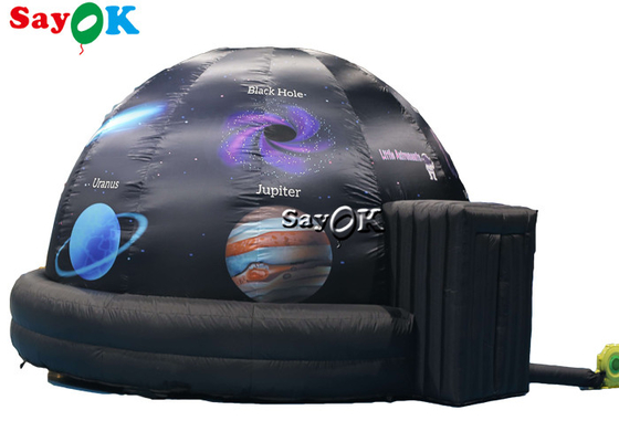 tienda inflable de la bóveda de la proyección del negro del planetario del diámetro de los 5m para la exhibición de la ciencia