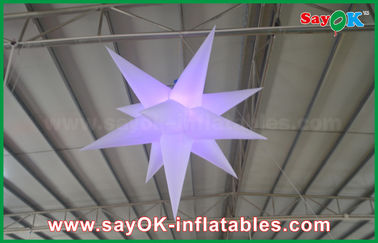 Decoración LED solar de la etapa del club del acontecimiento del banquete de boda que enciende la estrella inflable
