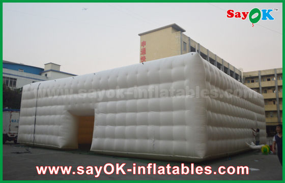 En el exterior gigante de la estructura de LED blanco Evento carpa de cubo inflable, club nocturno inflable, carpa de fiesta inflable a la venta