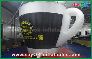 Modelo inflable gigante al aire libre de la taza del paño de Oxford con la impresión para promocional